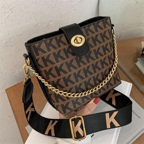 Vintage Casual Bucket Women Shoulder Crossbody Messenger Bags 2021 New Brand Handbags Ladies Female Purses and Luxury Designer