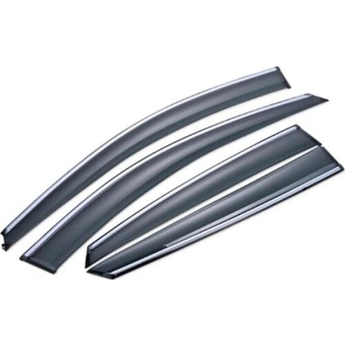 Car styling Acrylic Window Wind Deflector Visor Rain/Sun Guard Vent For Mitsubishi ASX 2011 2012 2013 2014 2015 2016 2017 2018