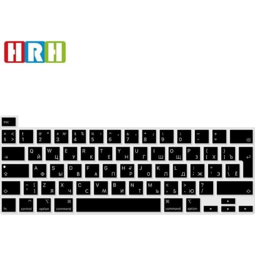 HRH Foreign Language Keyboard Skin Cover EU Version Fit For MacBook New Pro 16 2019 A2141 M1 Chip A2338/A2251/A2289 2020