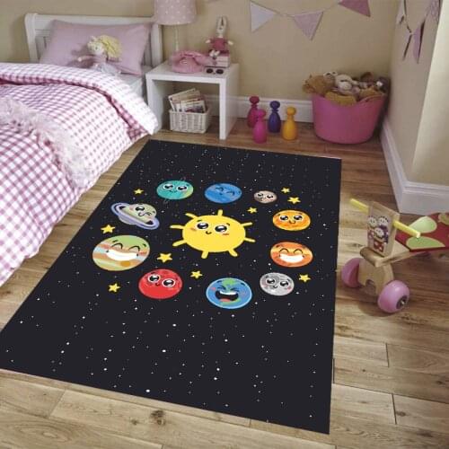 Decor Sun World Theme Childrens Room Carpet
