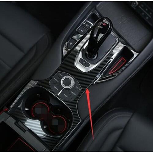 For Haval F7 F7X 2019 2020 Car interior decoration moulding Central Gear Panel Control Panel decal Stickers accessories