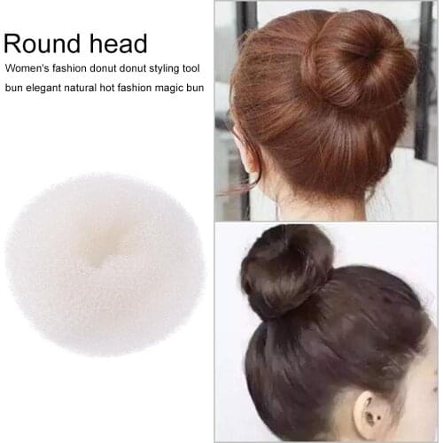 Elegant Women Lady Magic Hair Bun Creative Popular Lovely Shaper Donut Hair Ring Personality Especially Accessories