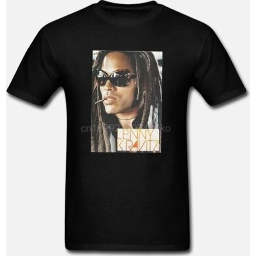 Rock American Woman Lenny Kravitz T Shirt Graphic Concert Band New Round Neck Men Top Tee