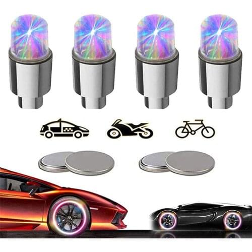 Bicycle Valve Lamp Automobile Hot Wheels Dual-sensing Valve Tire Lights Wheel Decoration Waterproof Lights Mountain highway