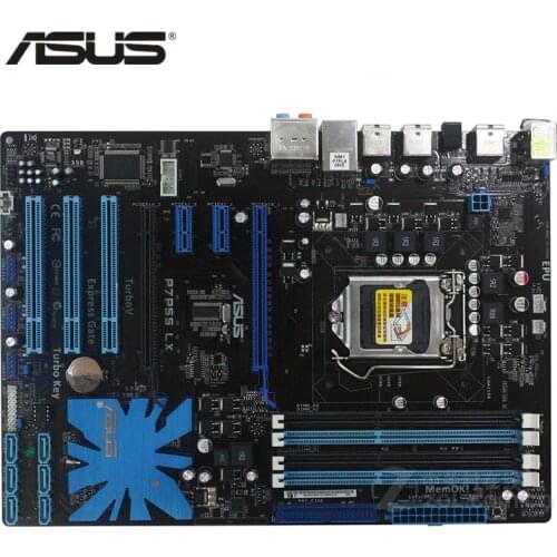 ASUS P7P55 LX Motherboard LGA 1156 DDR3 16GB For Intel P55 P7P55 LX Desktop Mainboard Systemboard SATA II PCI-E X16 Used