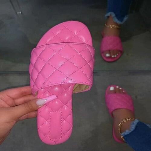 MHYONS 2020 Womens Summer Flat Slippers Open Toe Sandals Outdoor Beach Shoes Comfortable Fashion Plus Size 43