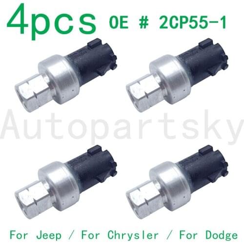 4PCS New A/C Pressure Sensor Switch 2CP55-1 05174039AB 2CP551 5174039AB For Chrysler for Dodge Eagle for Jeep Plymouth Ram Model