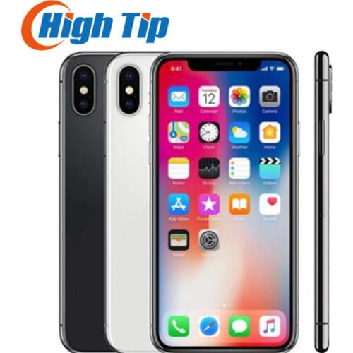 Original Unlock Apple iPhone X Face ID 64GB/256GB ROM iOS A11 5.8" 3GB RAM 12MP Hexa Core Dual Camera 4G LTE USED Mobile Phone