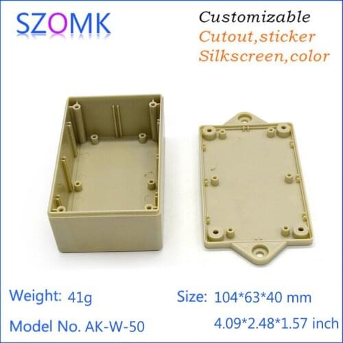 Project box plastic instrument case (1 pcs) 104*63*40mm abs control plastic enclosures electronical junction box