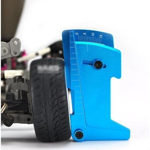 CNC Adjustable Ruler Adjusting RC car height & wheel Rim Camber Measure 15 degrees Alloy TOOLS