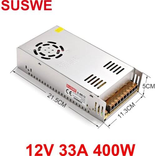Variable capacitance regulated power supply transformer switch 12V power supply 1A 2A 5A 6A 8A 10A 12.5A 25A SUSWE