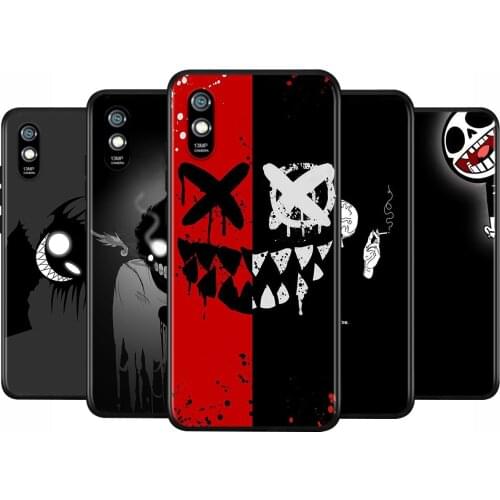 Silicone Cover Smile Skeleton Devil For Xiaomi Redmi 10X 9 9T 9C 8 7 6 Pro 9AT 9A 8A 7A 6A S2 GO 5 5A 4X Plus Phone Case Shell