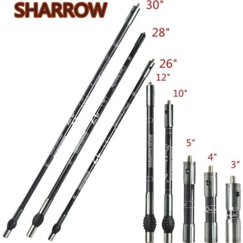 2 Color Archery Stabilizer Balance Bar Damping Rod Shock Absorber for Recurve Compound Bow Outdoor Hunting Shooting Accessories