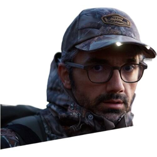 Night fishing LED lighting cap men and women hat cap lamp headlights off deer found OVH