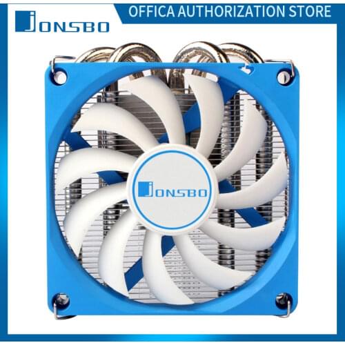 Jonsbo HP-400 CPU Cooling Fan 4PIN PWM Temperature Control Heat Pipe Radiator All-in-one Computer 36mm Ultra-thin PC Radiator