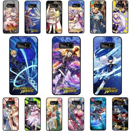 YNDFCNB Fire Emblem Heroes Phone Case for Samsung Note 5 7 8 9 10 20 pro plus lite ultra A21 12 02