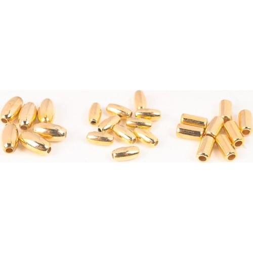 200Pcs/Lot 4x8mm 3x6mm CCB Tube Charms Loose Bead Jewelry Making Accessories Diy Plastic Oval Spacer Beads For Necklace Bracelet