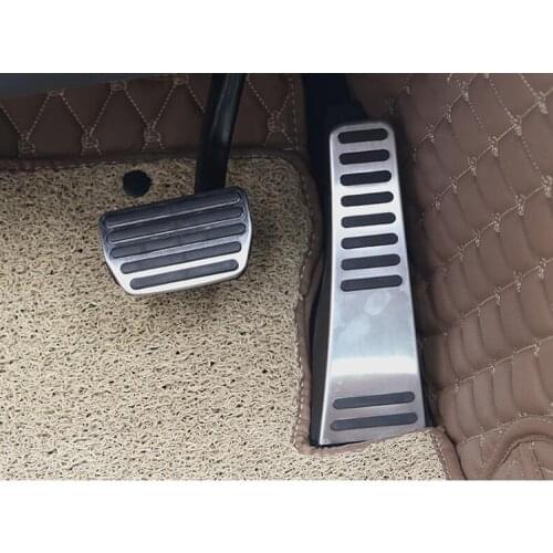 TTCR-II Car Accessories stainless Accelerator Gas Brake Pedal for Volvo XC60 2018 2019 XC90 2018 2019 Stickers Cover Pad Plate