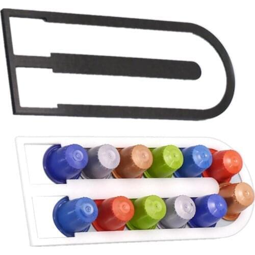 Coffee Pod Holder Dispenser Coffee Capsules Cap Dispensing Tower Stand Fit Nespresso Capsule Storage Coffee Filter Kitchen Tool