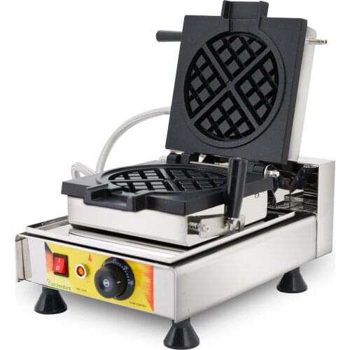 Snack shop used Commercial electric 4 pcs round style mini waffle maker with lower prices in china