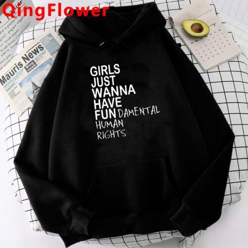 Feminist Harajuku Aesthetic Feminism Graphic Hoodie Women Girl Power GRL PWR Ullzang Grunge Sweatshirt Korean Style Hoody Female