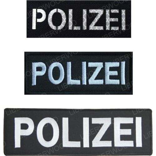 GERMANY POLIZEI POLICE DEPARTMENT PATCH Vintage ORIGINAL BADGE Sheriff Applique