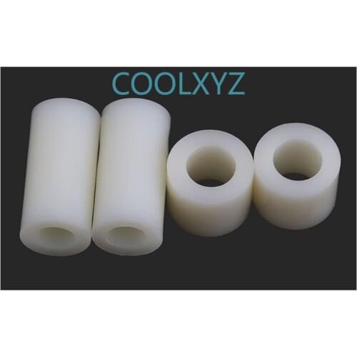 Insulation column, plastic pad, straight-through-column nylon sleeve ABS gasket, round-hole post spacer, M3M4M5 20PCS