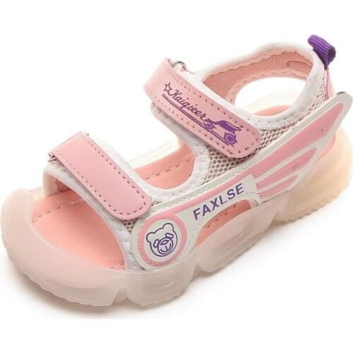 Summer Boys And Girls Baby Sandals Beach Shoes Toddler Cандали детские 2021 Soft Bottom Children Breathable Middle Kids Cute