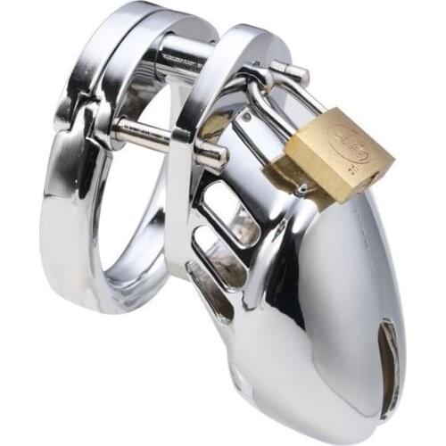 Metal Padlock CB6000S Chastity Device BDSM Bondage Penis Lock Cock Cage Sex Toys For Male
