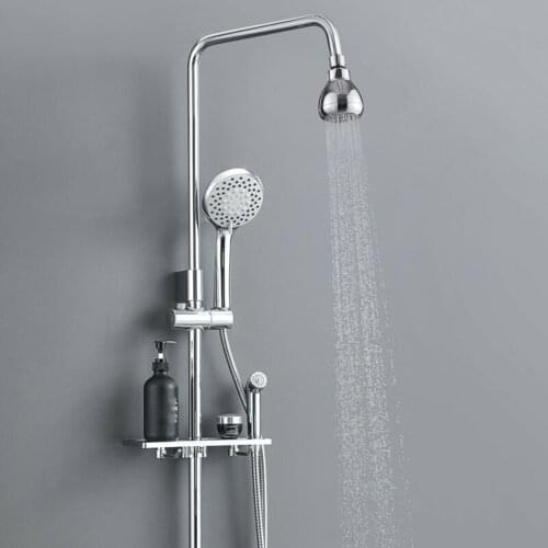 High Pressure Shower Head Anti-leak Polished Chrome Rainfall 2.5 gallons