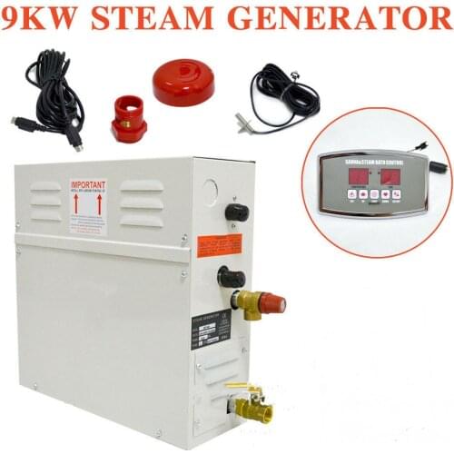 Steam Generator New Sauna Room Steamer Heater Bath Shower Room High Power Machine 3 to 9 KW Wet Steam Heating Modern