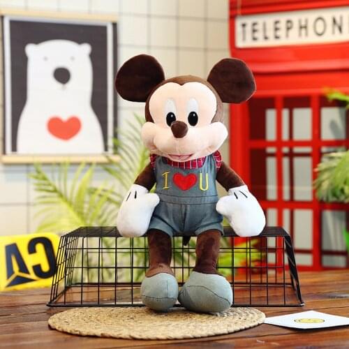 45/65cm Mickey Mouse Mickey Minnie Plush Animal Doll Toy Boy Girl Birthday Halloween Christmas Gift Cartoon Kawaii Toy