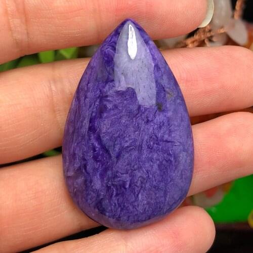 Natural purple dragon crystal drop crystal pendant for lady