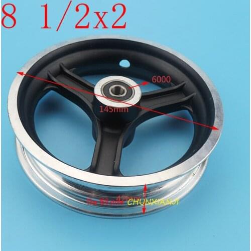 Size 8 1/2x2 wheel hub alloy rims use 8 1/2*2 tyre Inflatable tire fits small Electric vehicle children car and Electric scooter