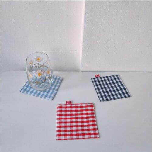 Cotton Linen Tablecloth Plaid Striped Christmas Table Cloth Pendant Lace Decor Rectangular Tea Table Pad Mealcloth #2