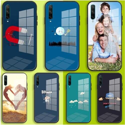 Glass Case For Honor 30 20 10 Lite Pro 10i 20i 9a 8a 8x Soft Cover family