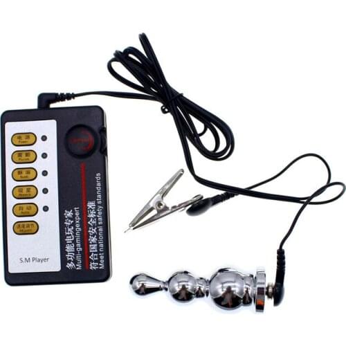 Nipple Stimulate Exotic Accessories Electro Shock Anus Vagina Plug Sex Toys For couple Electric Shock Anal Butt Plug