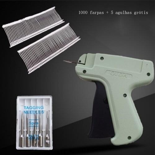 1Pc Clothes Garment Price Label Tags Gun Marking DIY Apparel Tagging Guns 1000pcs Glue needle + 5 Needles Sewing Craft Tools