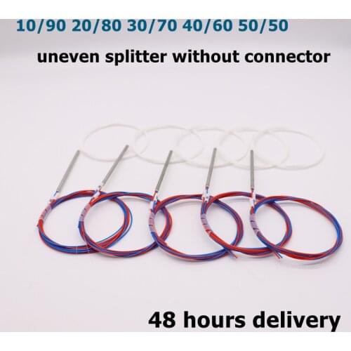 10pcs 10/90 20/80 30/70 40/60 50/50 5/95 Different types 1x2 0.9mm FBT separators, without connectors