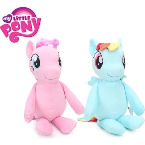 12inch Movie My Little Pony Toys Friendship is Magic Plush Toy Pinkie Pie Rainbow Dash Soft Stuffed Animal Dolls Peluche bebe