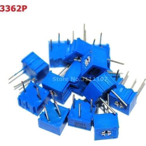 20PCS/LOT 3362P-105 3362P 1M ohm Multiturn Trimmer Potentiometer High Precision 3362 Variable Resistor 3362-P105