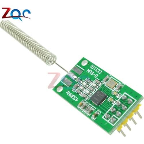 CC1101 Wireless Transceiver Module 433M 2500 NRF 350m Distance Transmission with Antenna