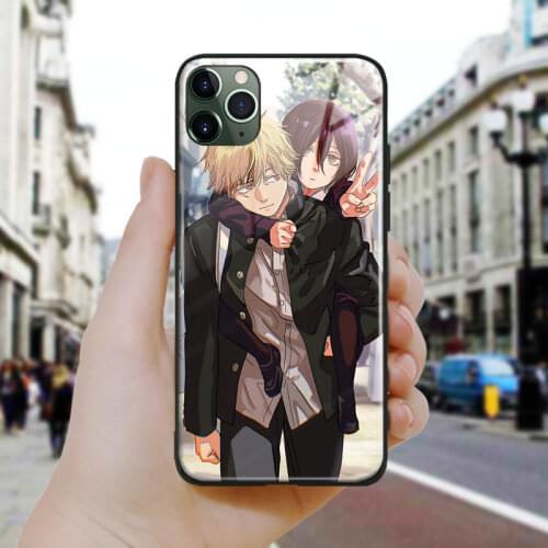 Chainsaw Man real life art Soft Silicone Glass Phone Case Cover Shell For iPhone SE 6 6s 7 8 Plus X XR XS 11 12 Mini Pro Max