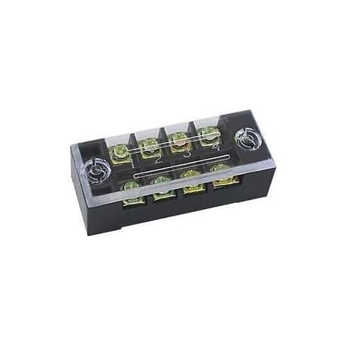 5pcs 600V 25A Double Row 4 Position Terminal TB2504
