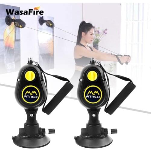 1PC Fitness Strength Resistance Band with Sucker Chest Expander Muscle Arm Training Exercise Bands Pilates Rope