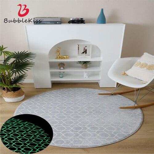 Bubble Kiss Luminous Carpet For Living Room Latest Short Fleece Creativity Soft Thicken Light Rug Home Decor Bedroom Bedside Mat