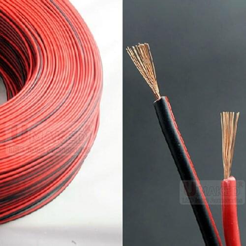 Copper 20AWG, 2 pin Red Black cable, PVC insulated wire, 20 awg wire , Electric cable, LED cable, DIY Connect, extend wire cable