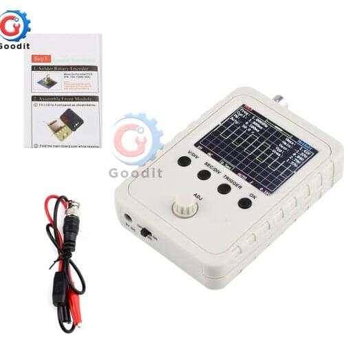 Multi-functional Digital Oscilloscope with Protection Box 2.4" TFT Probe Allicator Chip Fully Assembled / DIY Oscilloscope