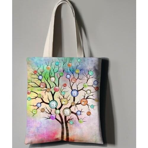 Fashion Colorful Printed Tote Bag