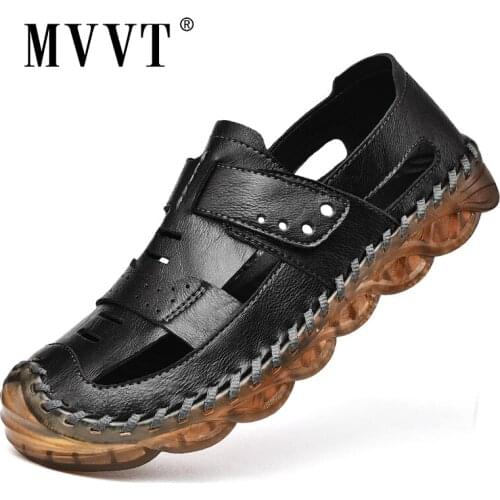 MVVT Men's Leather Sandals